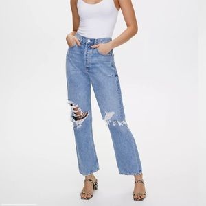 AGOLDE 90s jeans in fall out. Size 26.